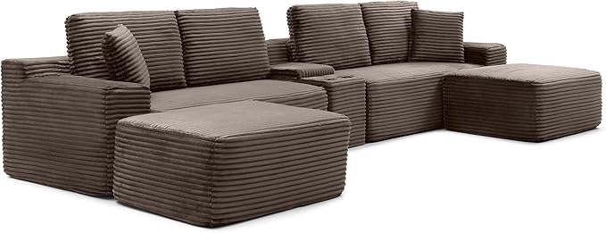 125" Oversized Sectional Couches - Image 9