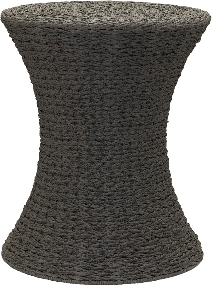 Household Essentials Hourglass Paper Rope Side Table by HouseholdEssentials