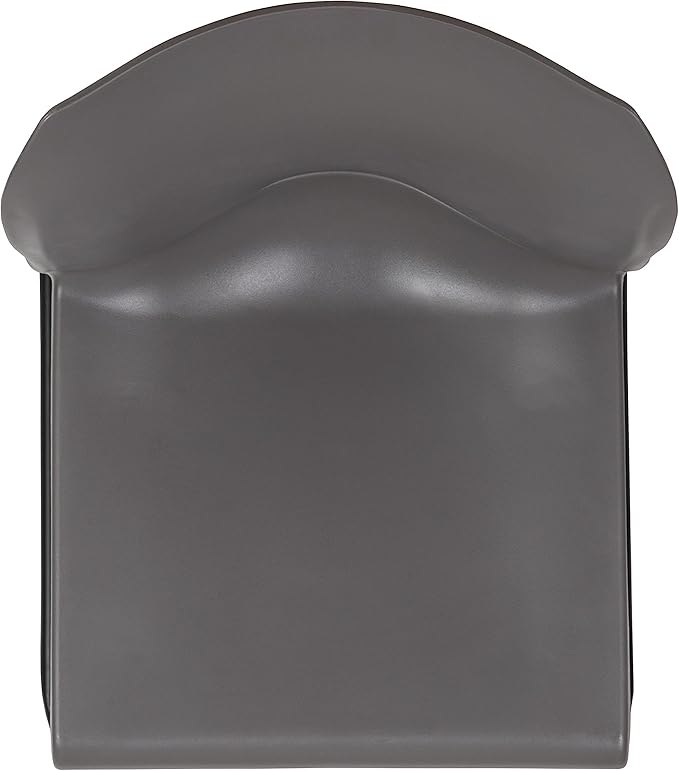 Flash Furniture HERCULES Series 880 lb. Capacity Gray Full Back Contoured Stack - Image 10