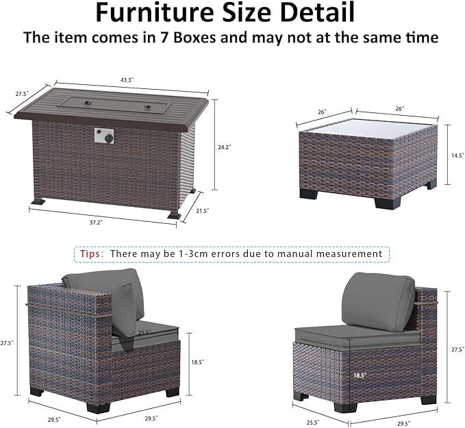 Outdoor Patio Furniture Set - Image 2