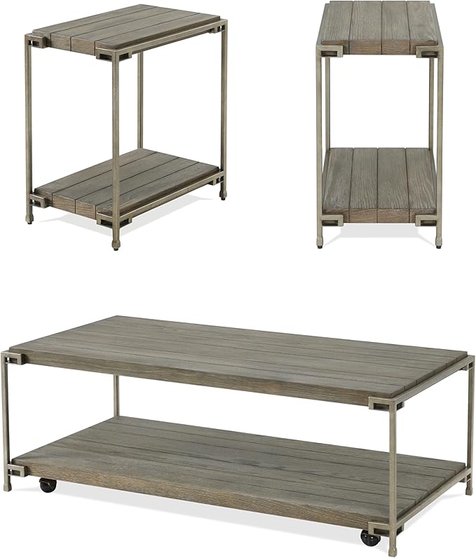 Coffee Table Set Modern Style: 3-Piece Living Room Furniture - Image 3