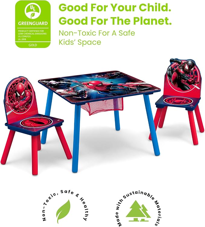 Delta Children Marvel Spider Man Kids Table Set - Image 3