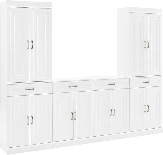 Crosley Furniture Stanton 3-Piece Traditional Sideboard Buffet Cabinet and by CrosleyFurniture