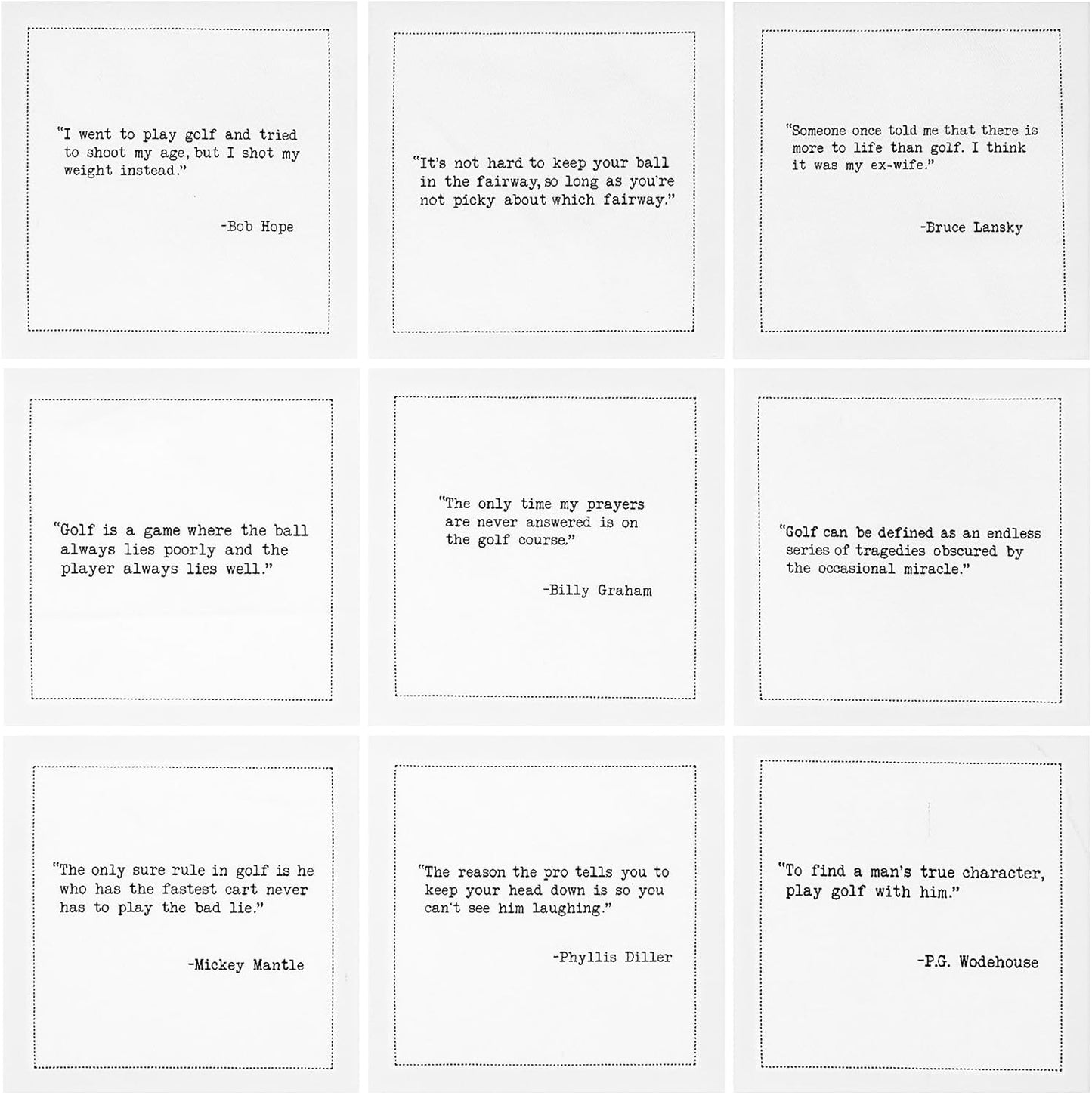 Five Star Napkins - White Cotton Cloth Napkins, 4.5" x 4.5" - (50 Pack) for Cocktails, Beverages, Parties, Weddings & Holidays