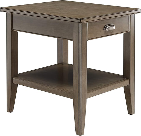 Leick Home Laurent End Table, Solid Wood, by LeickFurniture