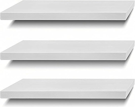 SAUMONIERES Floating Shelves Wall Shelf Solid Wood by Saumonieres