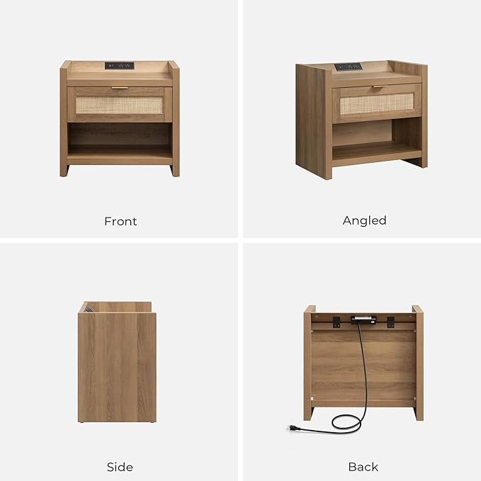 SICOTAS Night Stand Set of 2 Nightstands - Image 9