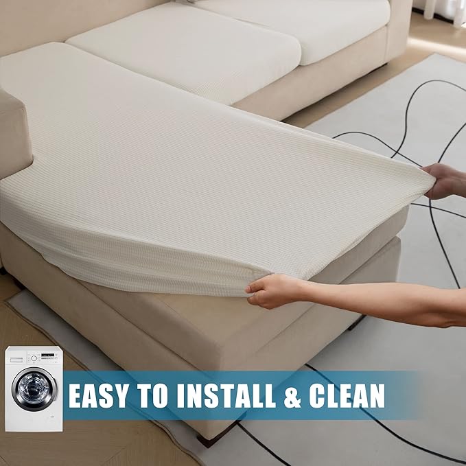 Water Repellent L Shaped Couch Covers - Image 7