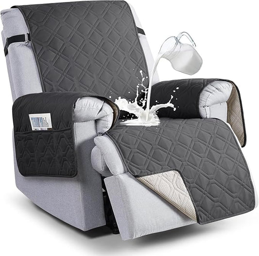 VANSOFY 100% Waterproof Recliner Chair Covers, Recliner Cover Non-Slip Dog by VANSOFYFURNITURECOVERS