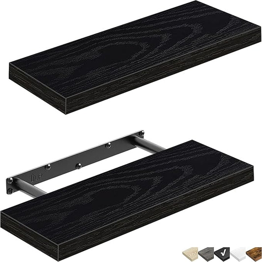 QEEIG Floating Shelves for Wall Bathroom Shelf Bedroom Kitchen Living Room by QEEIG