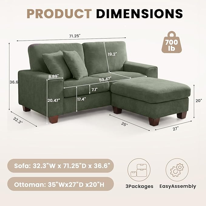 DOPEDIO L-Shaped Sectional Sofa - Image 2