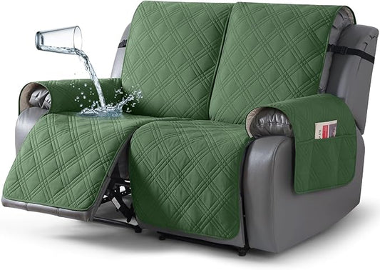 TAOCOCO 100% Waterproof Loveseat Recliner Covers 2 Seater, Split Loveseat Covers by TAOCOCO