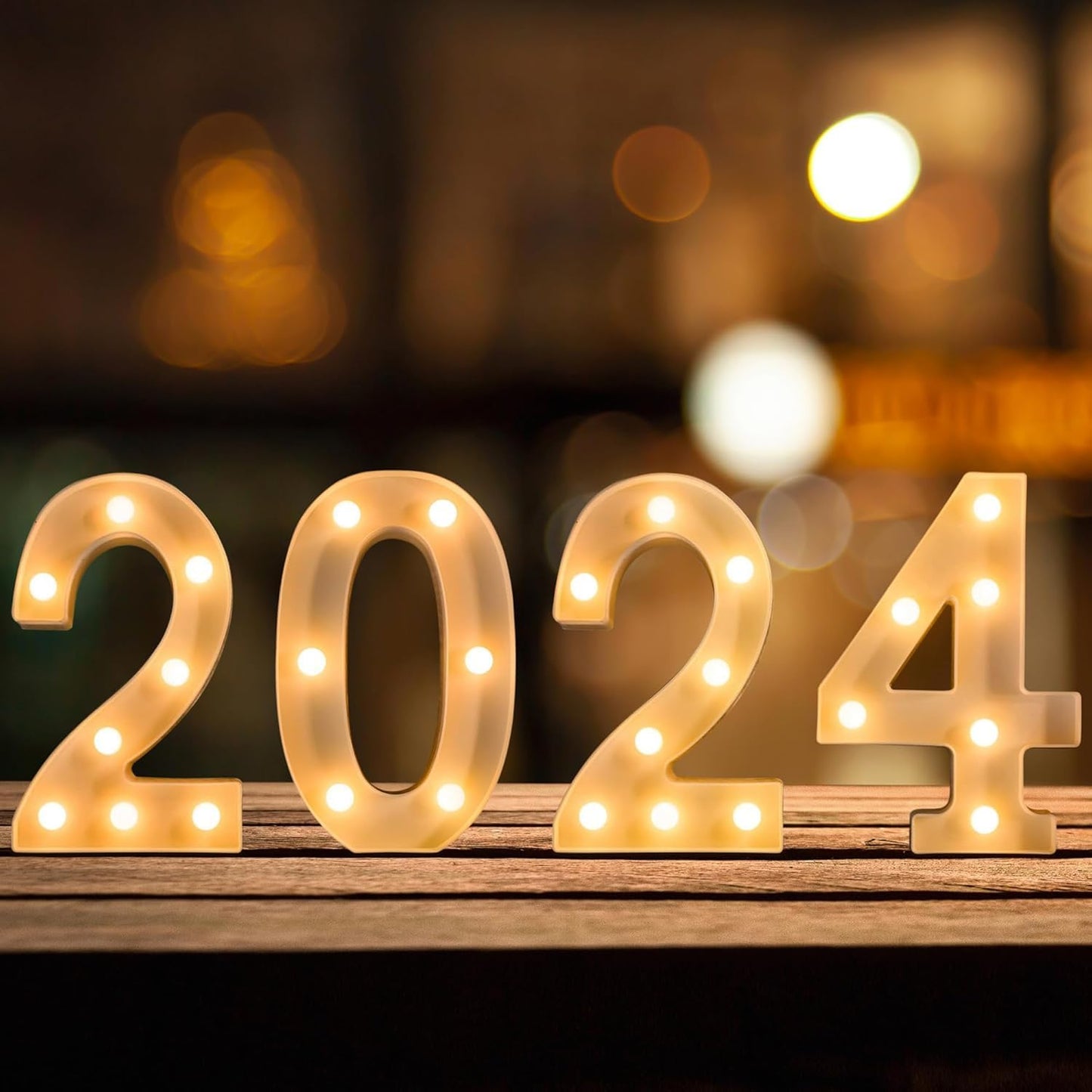 Foaky Rechargeable LED Letter Lights Sign Marquee Light Up Letters Sign for Night Light Wedding/Birthday Party Christmas Lamp Home Bar Decoration (4)