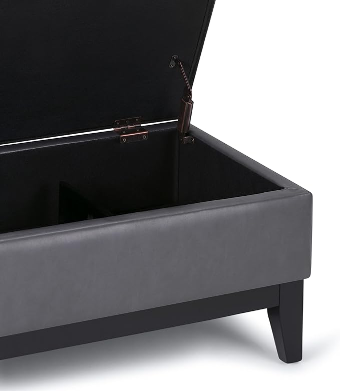 SIMPLIHOME Oregon Storage Ottoman Bench - Image 11