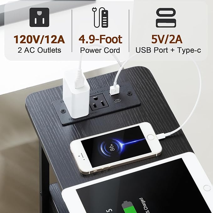LOAKEKEL Narrow Nightstand - Image 5