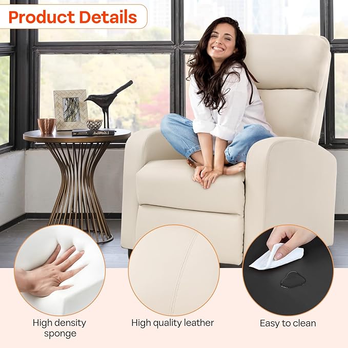 FDW Recliner Chair Massage Chair Reading Chair Reclining Sofa Home Theater - Image 7