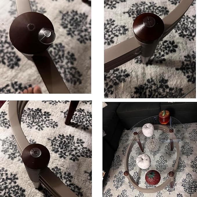 18mm/0.7" Furniture Desk Glass Transparent Anti-Collision Suction Cups Sucker - Image 5