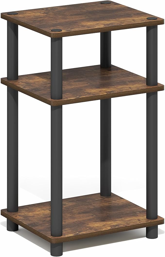 Furinno Turn-N-Tube Side Table, 3-Tier End Table - Image 7