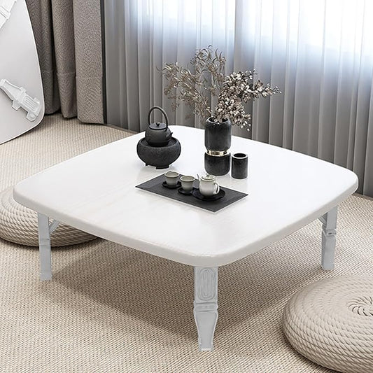 JHDXL Folding Japanese Floor Table，Folding Floor Coffee Table, Vintage Portable by Unknown