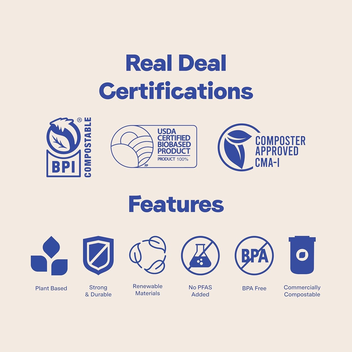 Repurpose Disposable Stemless Glasses, 12oz, 100 Cups, Plant-Based, BPA Free, No PFAS Added, Certified BioBased, FDA Non-Toxic, Ultimate Cool Girl Cup