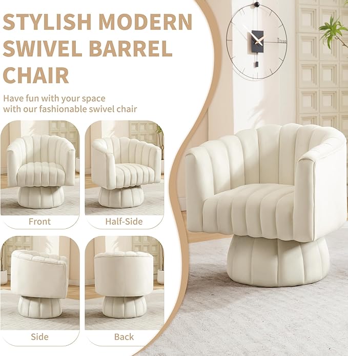 Swivel Accent Barrel Chair - Image 6