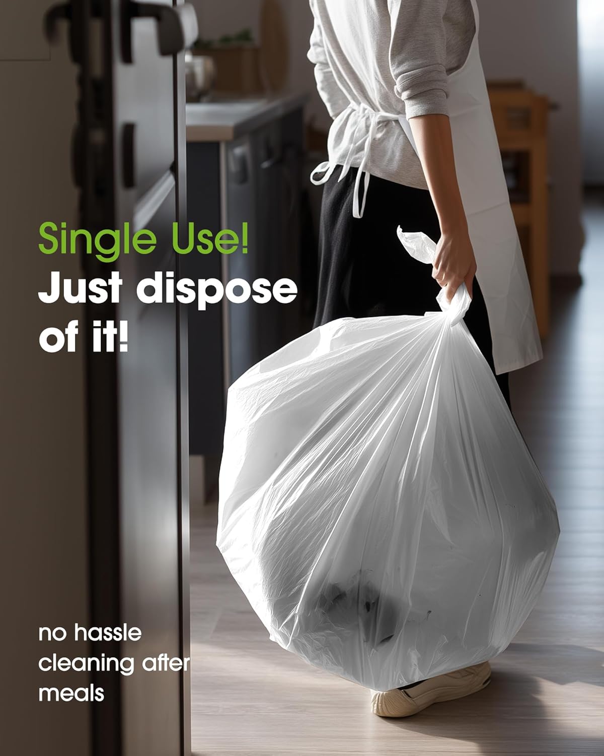 Pureegg Plastic Table Cloth Disposable 10 Pack, 54 x 72 Inch Table Cloths, Party, Picnic, Wedding, Decorative Tablecloths, Rectangle, White Plastic Cover, Leakproof & Sturdy, White