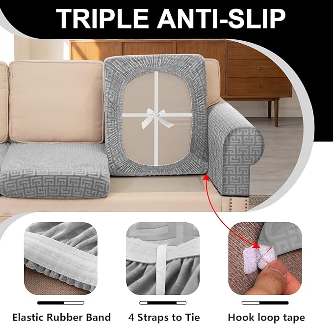 UNBBRRL Stretch Couch Cushion Cover - Image 3