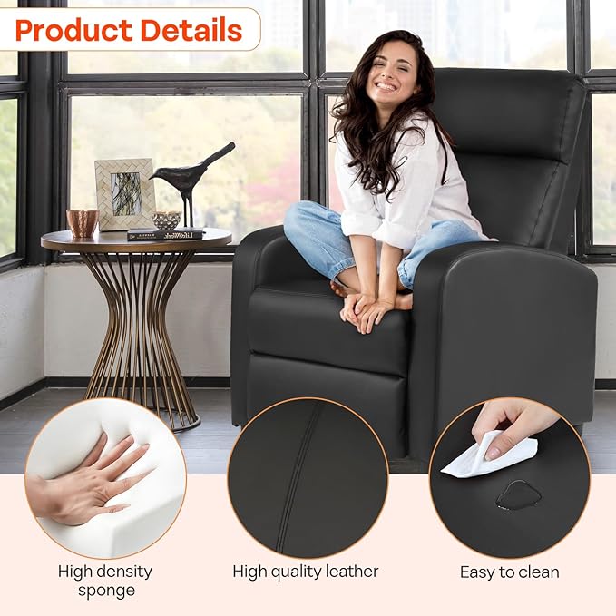 FDW Recliner Sofa Massage Chair Home Theater Seating - Image 7