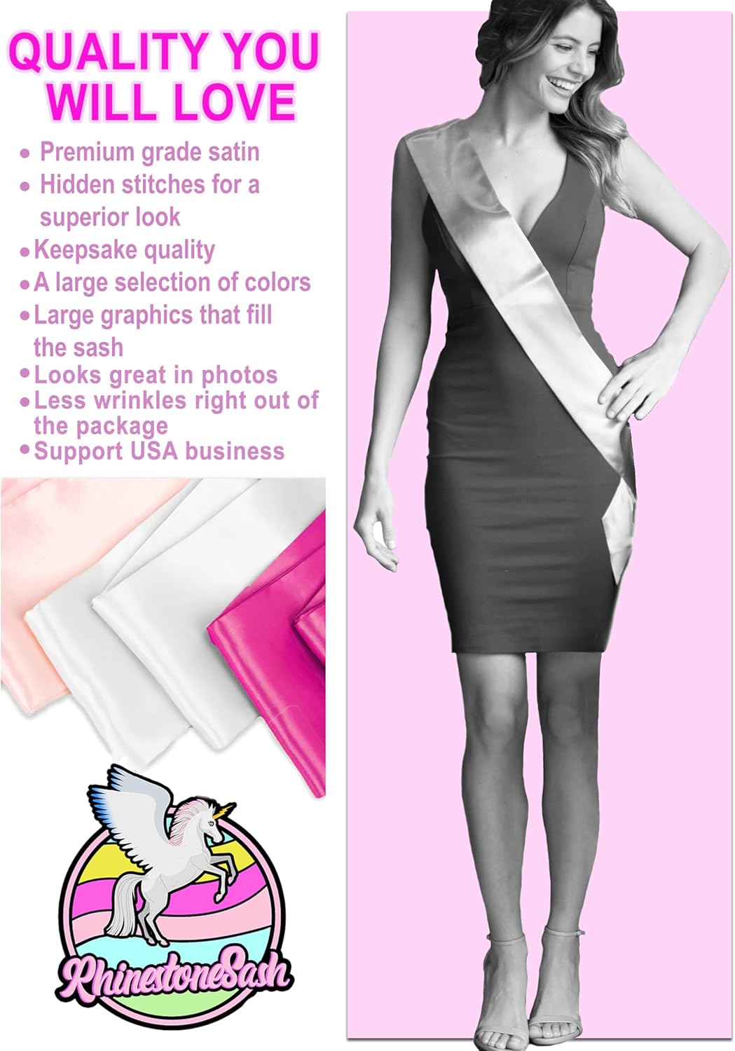 Bride Sash and Veil - BRIDAL GRADE SATIN Bride to Be Sash - Bachelorette Party Outfit - Bridal Shower Gifts