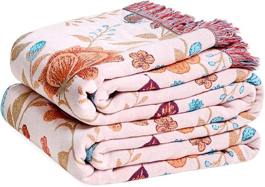 LUTBM Boho Throw Blanket for Couch Sofa Chair Cotton Summer Blankets for by LUTBMFindYourFreeSpiritatHome