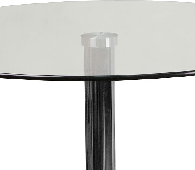 Flash Furniture Kenneth Commercial 23.5" Round Tempered Glass Table - Image 5