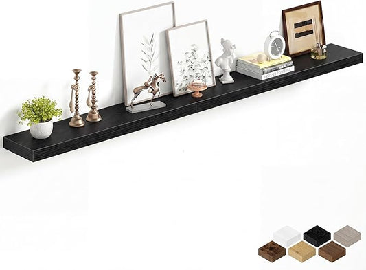 Fun Memories 67Inch Long Floating Shelves, 8 Inch Deep Shelves by FunMemories