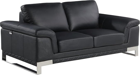 Blackjack Furniture Weston Collection Genuine Italian Leather Living Room by BlackjackFurniture