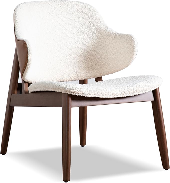 Furniture of America Callum Mid-Century Modern Solid Wood 2 Piece Brown Round - Image 15