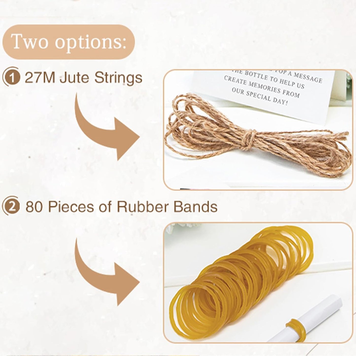 callie Personalized Message in a Bottle Wedding, Custom Couple Names Text on Wedding Guest Book Wedding Reception with Card, Wedding Essentials Wedding Decor Bridesmaid Gifts for Her Him