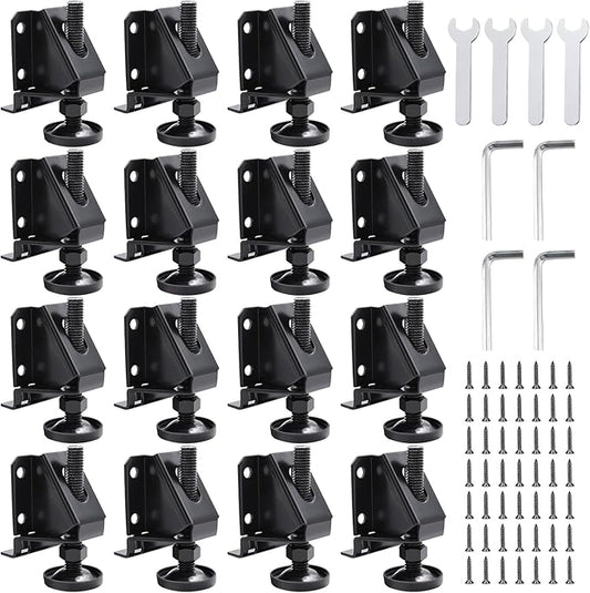 DkOvn Leg Leveler, 16 Pack Heavy Duty Leveling Feet, Adjustable Furniture by DkOvn