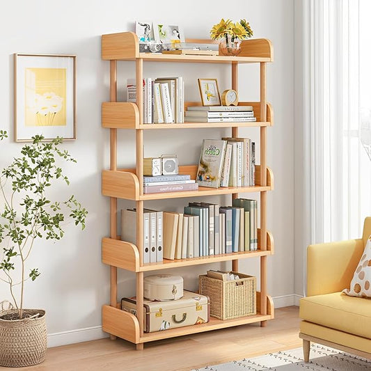 OSCHF 5-Tier Wooden Open Bookcase by OSCHF
