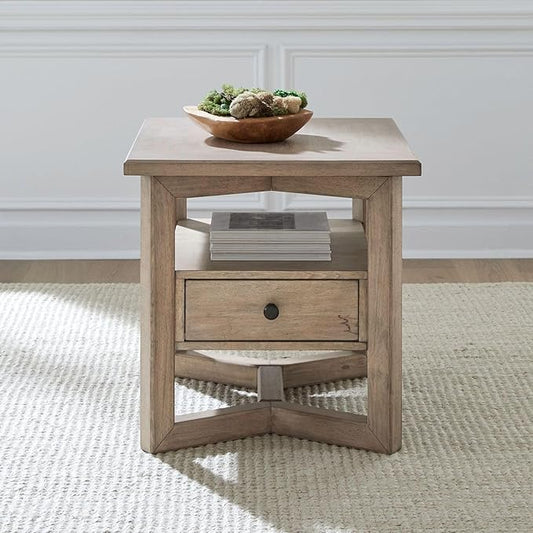 Liberty Furniture Proximity Place Living Room Rectangular End Table Transitional by LibertyFurniture