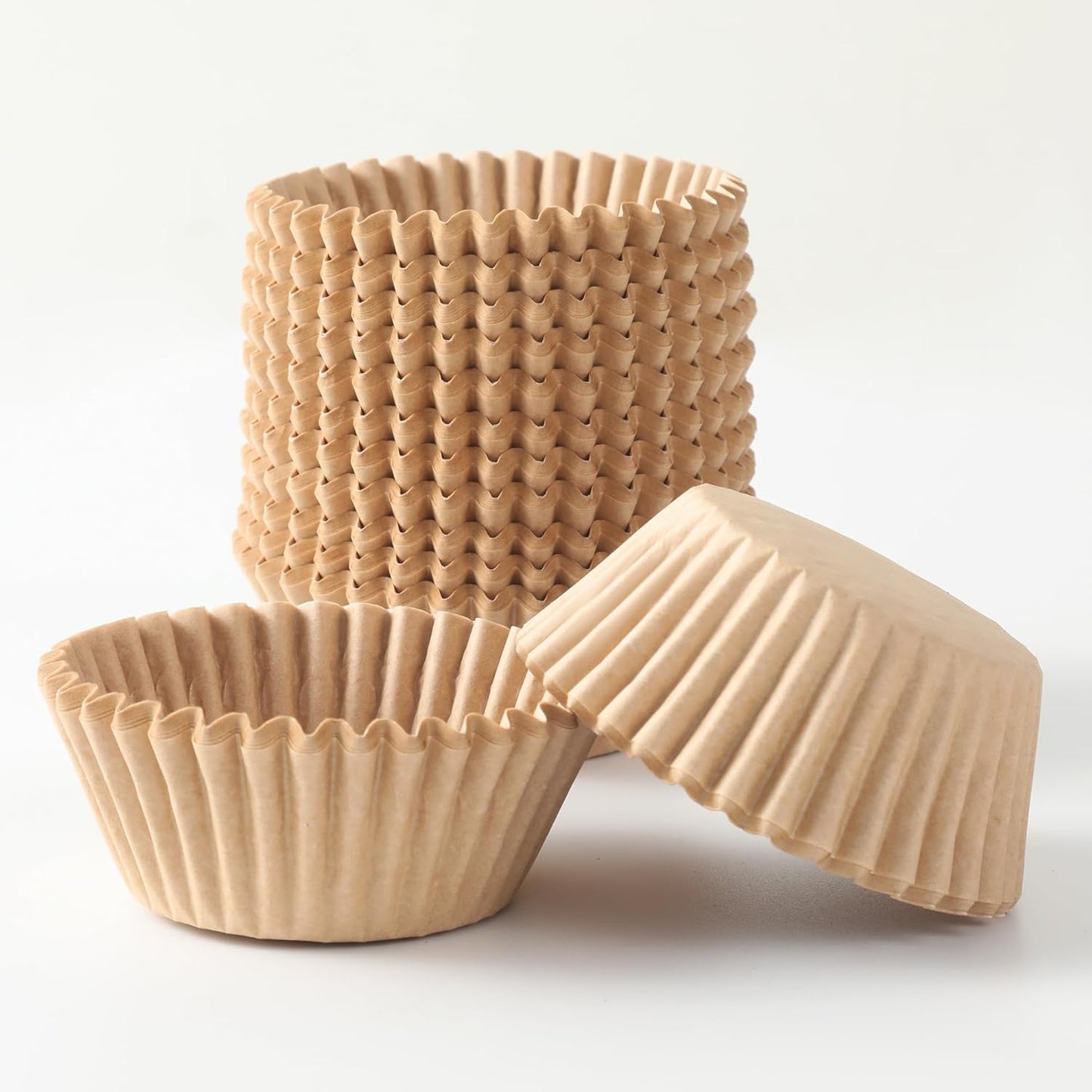 1.4 inch 1000-Count Mini Cupcake Liners Bright Colorful Muffin Baking Cups, Odorless,Baking Paper Cups for Baking Candy Cooking，Upgraded & Food Grade Grease-Proof Paper(Brown, 1.4 Inch)