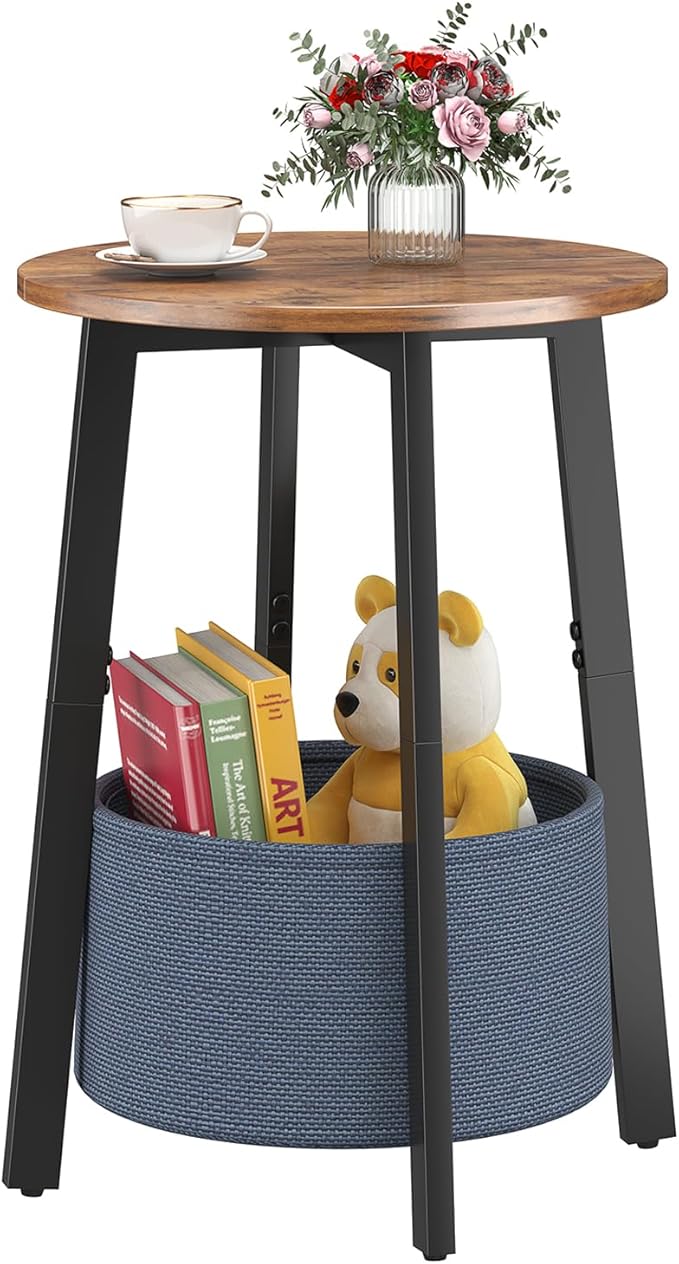 sthmec Small Round Side End Table by Unknown