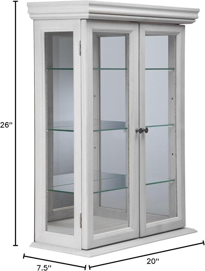 Design Toscano Country Tuscan Wall Curio Display and Storage Cabinet, 20 Inches - Image 6