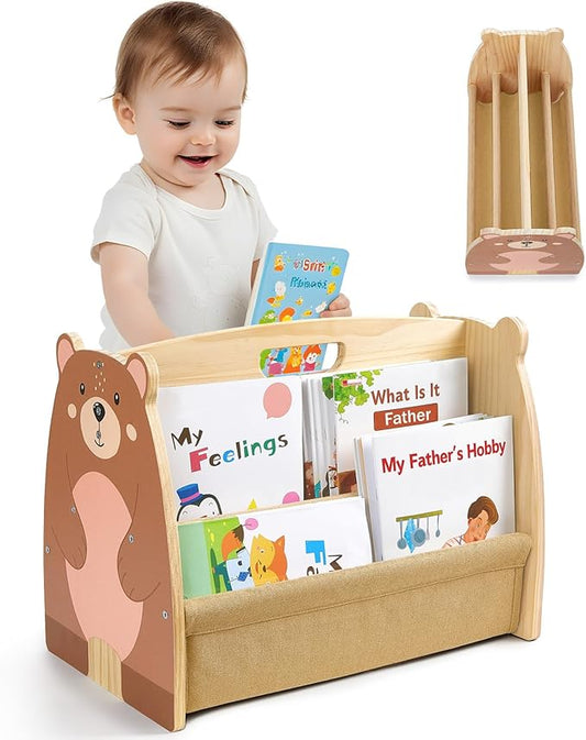 Toddler Bookshelf Double-Sided by Unknown