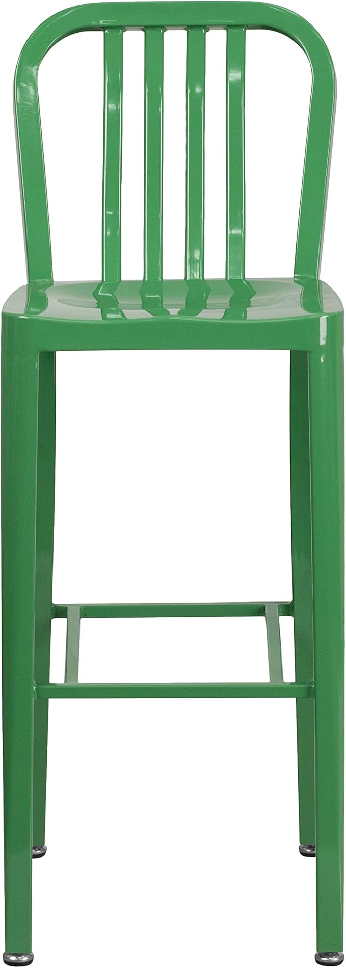 Flash Furniture Gael Commercial Grade 2 Pack 30" High Green Metal - Image 8