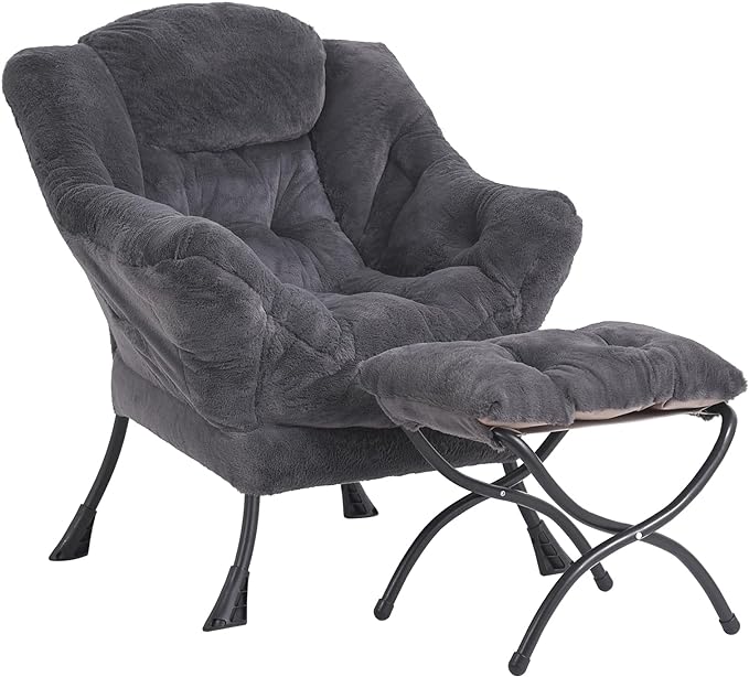 LITA Modern Accent Leisure Upholstered Sofa Chair, Lounge Reading Chair by LITA