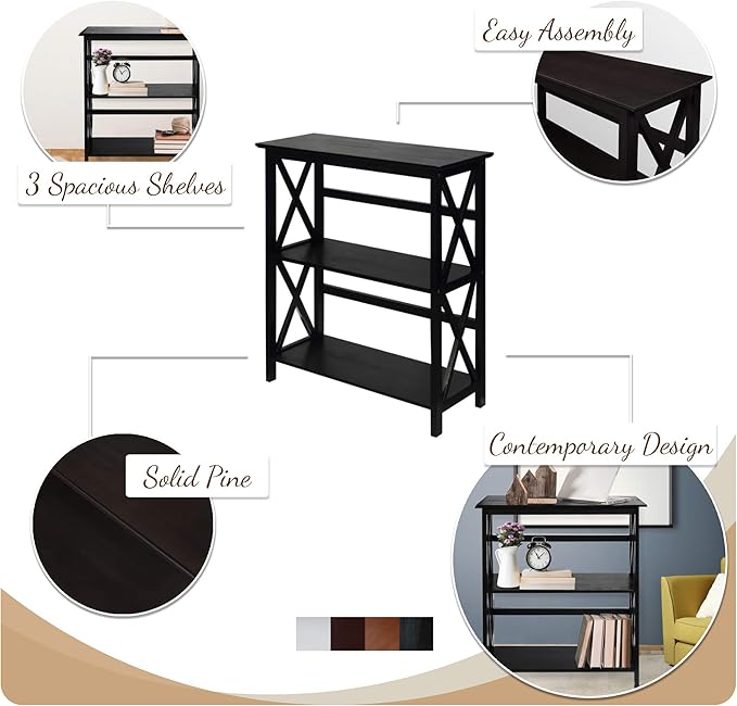 Casual Home Shelf Bookcase - Image 4
