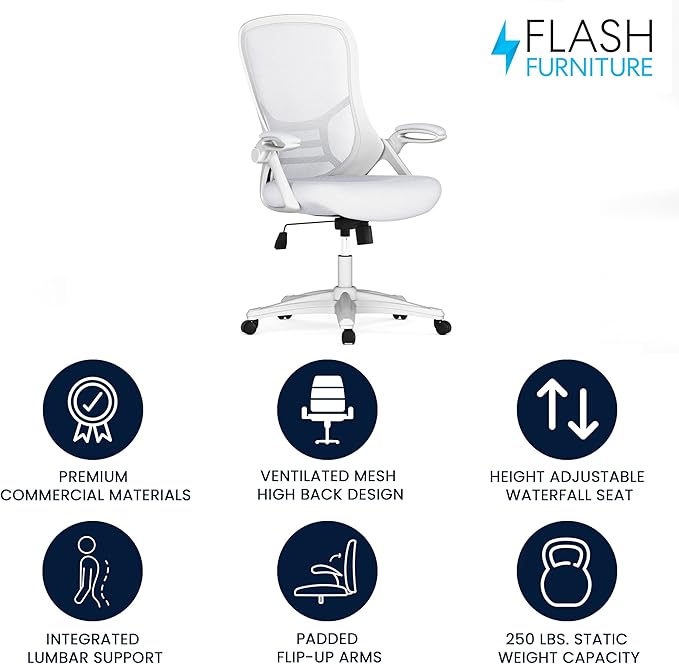 Flash Furniture Porter High-Back Swivel Office Chair - Image 4