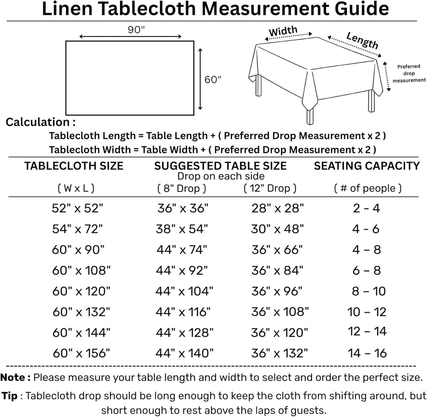 Solino Home Linen Red Tablecloth 60 x 90 Inch - Classic Hemstitch, 100% Pure Linen Rectangular Tablecloth - Machine Washable Table Cloth for Christmas, Holiday