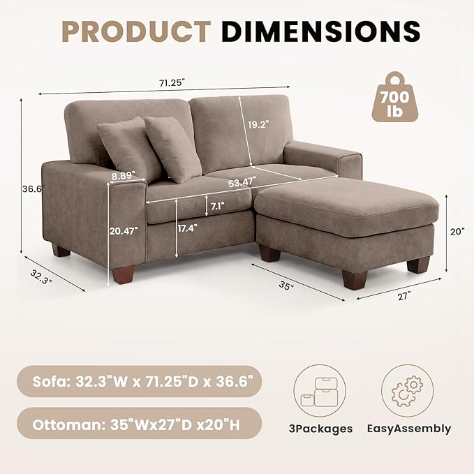 DOPEDIO L-Shaped Sectional Sofa - Image 2