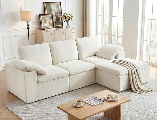 ANONER 110" Cloud Sectional Couches by ANONER