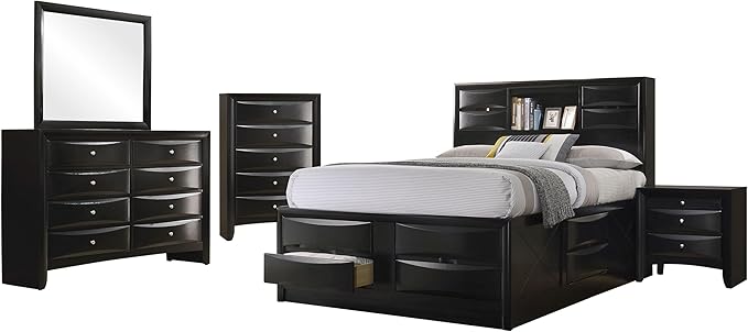 Coaster Home Furnishings Briana Transitional 5-Piece Bedroom Set Queen Size by CoasterFineFurniture